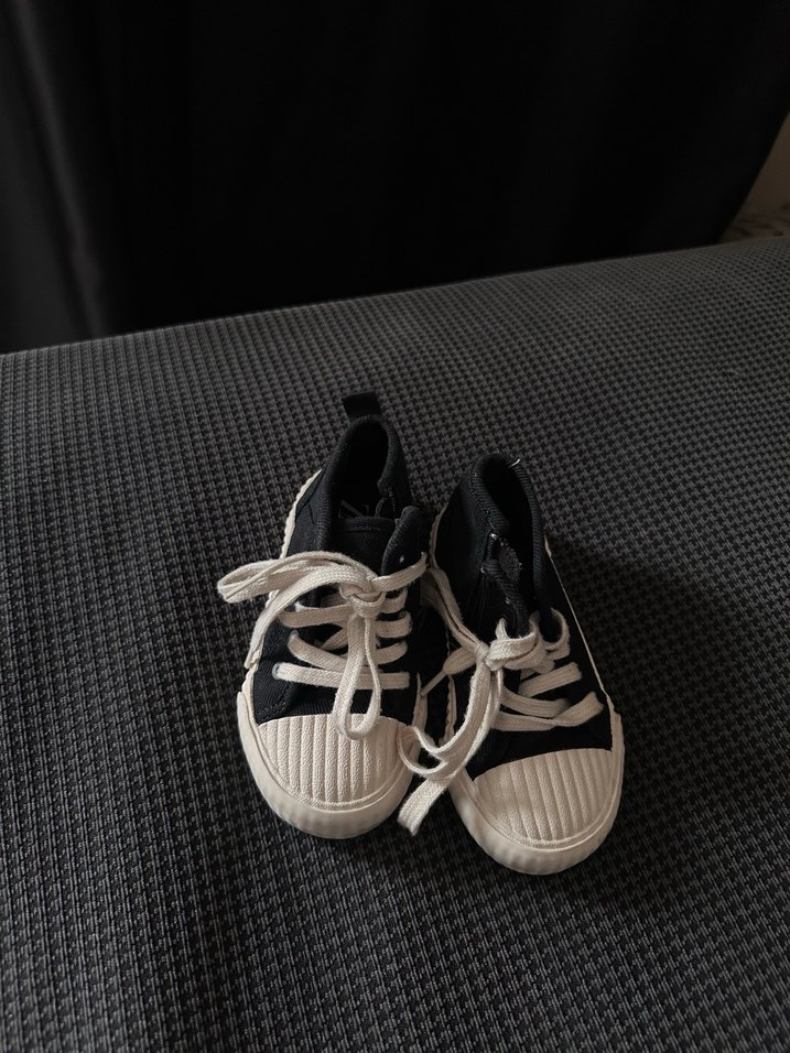 Erkek Çocuk Siyah Sneakers Velcro Bağcıklı - Görsel 3