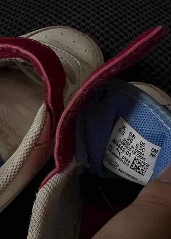 Beyaz renkli Çocuk Spor Ayakkabı Velcro - Görsel 4