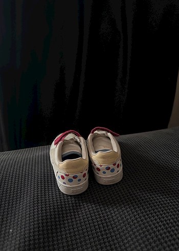 Beyaz renkli Çocuk Spor Ayakkabı Velcro - Görsel 3