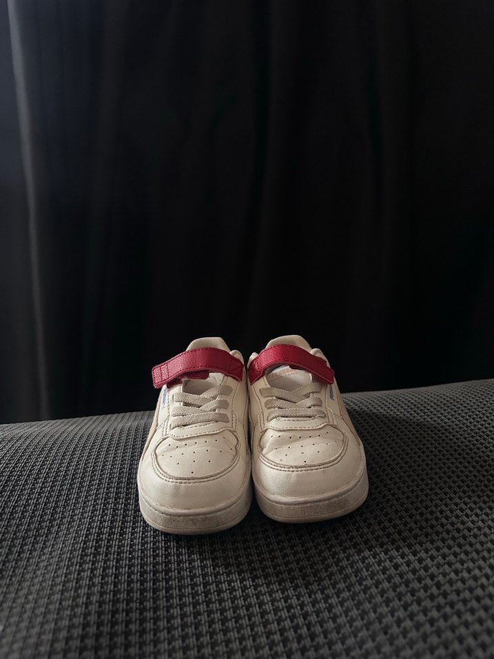 Beyaz renkli Çocuk Spor Ayakkabı Velcro - Görsel 2