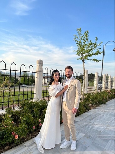 Beyaz abiye