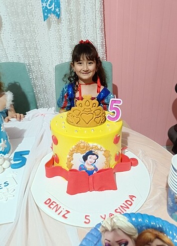 5 Yaş Beden kırmızı Renk Pamuk prenses kostümü