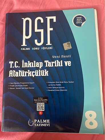 Palme 8. Sınıf inkılap soru bankası