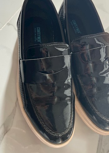 Erkek Siyah Yılan Desenli Tokalı Günlük Ayakkabı - Görsel 5