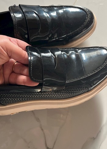 Erkek Siyah Yılan Desenli Tokalı Günlük Ayakkabı - Görsel 4