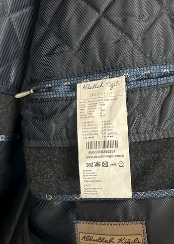 siyah Erkek Kaban, Klasik Kesim - Görsel 7