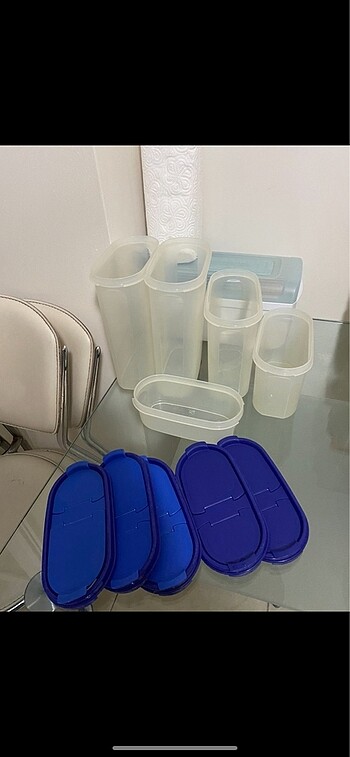 Tupperware ovalset
