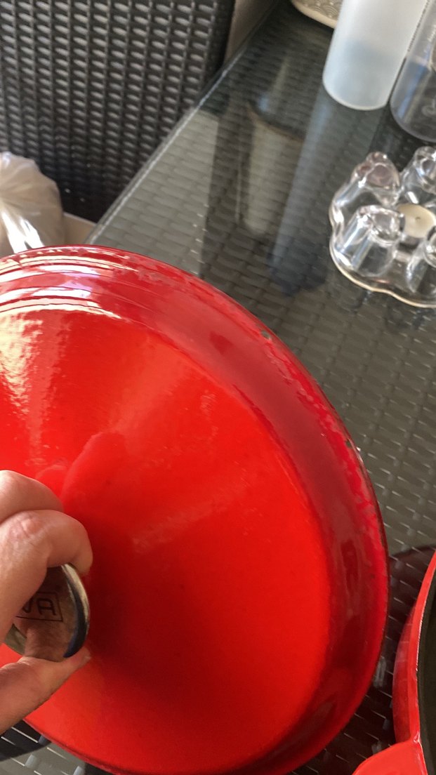 Lava 28cm Parlak Kırmızı Döküm Tencere - Görsel 3