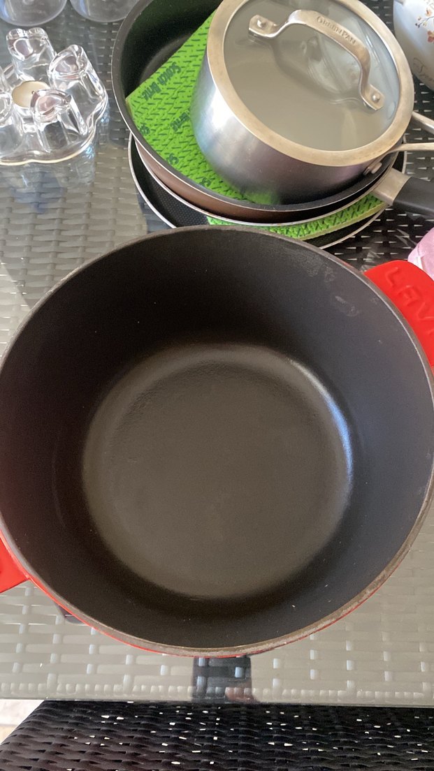 Lava 28cm Parlak Kırmızı Döküm Tencere - Görsel 5