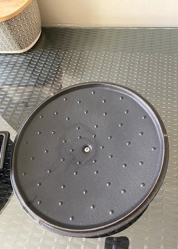 Lava Siyah Döküm Tencere ve Kapak - Görsel 4