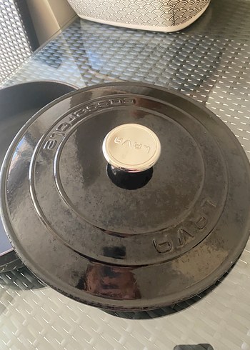 Lava Siyah Döküm Tencere ve Kapak - Görsel 3