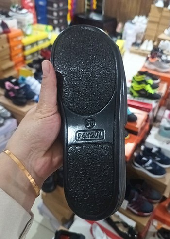 37 Beden kahverengi Renk Kemerli siyah Kadın Terlik