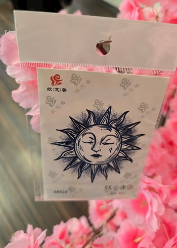 12saat sonra kararan gecici  Dövme stiker - Görsel 13