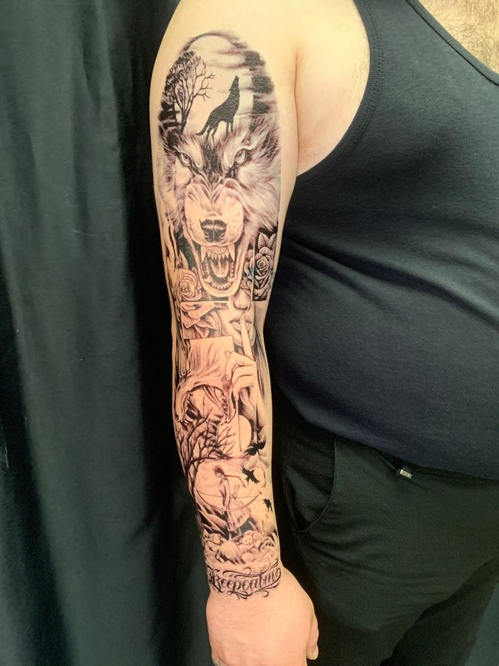 gecici kol  kaplama  dövme - Görsel 4