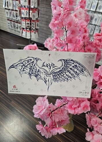 Bel  gogus  sirt  omuz  gecici  dovme - Görsel 6