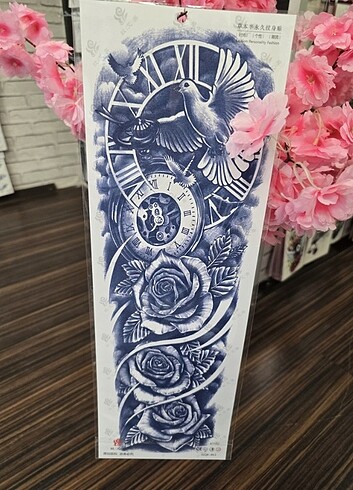 sonradan kararan Kol bacak kaplama gecici  dovme - Görsel 12