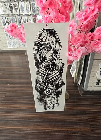 Suya dayanikli  kol bacak  kaplama  geçici dövme - Görsel 2