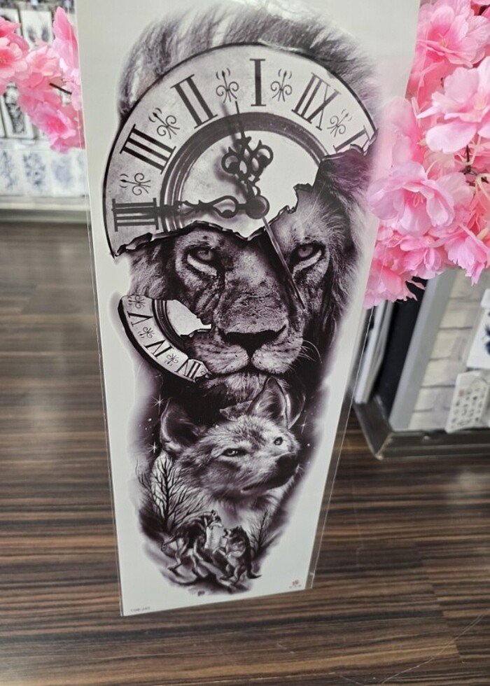 Suya dayanikli  kol bacak  kaplama  geçici dövme - Görsel 3