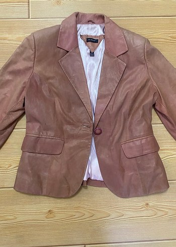 Hakiki Deri Kadın Ceket - Görsel 2