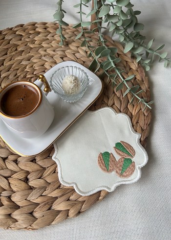 Antep fistiği nakışlı sunum peçetesi - Görsel 2