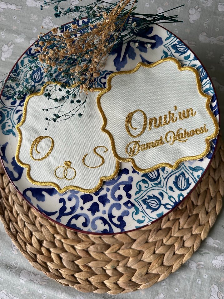 Söz nişan düğün peçetesi - Görsel 2