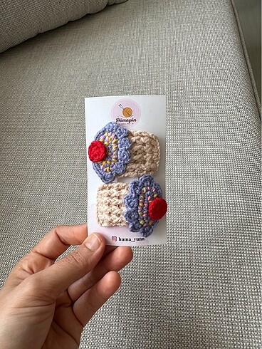 Cubcake örgü toka