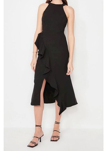 Trendyol & Milla Siyah Uzun Abiye Elbise - Görsel 2
