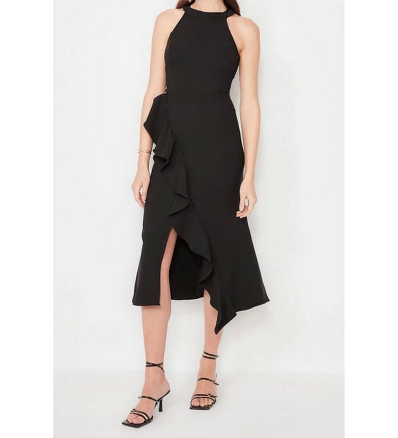 Trendyol & Milla Siyah Uzun Abiye Elbise - Görsel 2