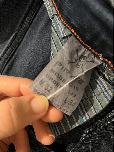 32 Beden Erkek kot pantalon