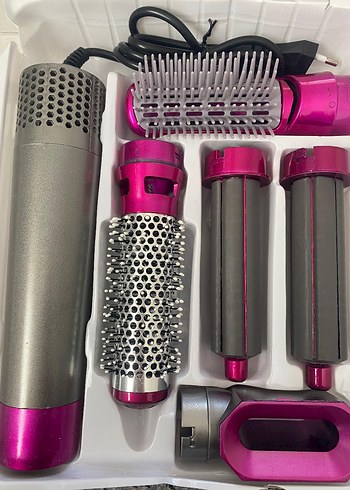 Dempower DP-36 Pembe 5 Başlıklı Saç Şekillendirici - Görsel 3