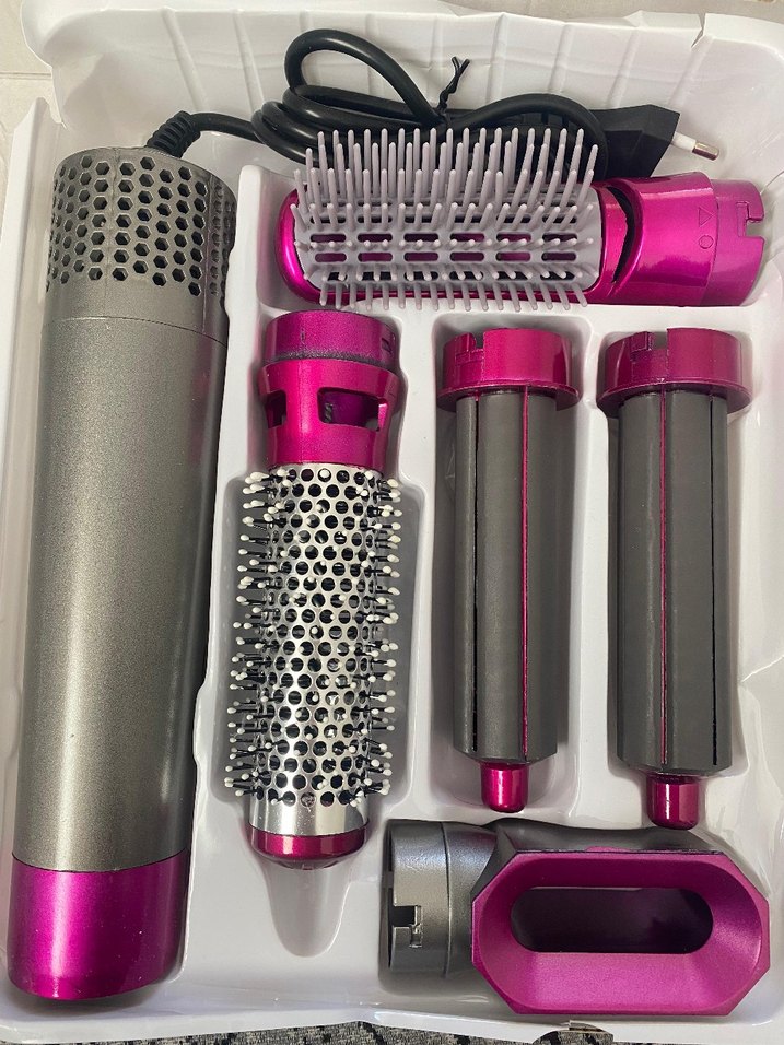 Dempower DP-36 Pembe 5 Başlıklı Saç Şekillendirici - Görsel 2