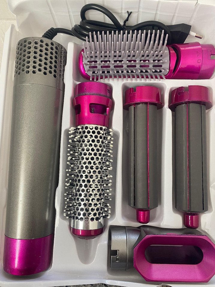 Dempower DP-36 Pembe 5 Başlıklı Saç Şekillendirici - Görsel 3