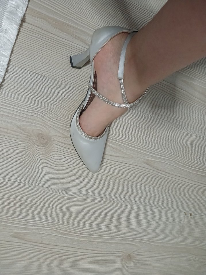 Diger lila Stiletto Topuklu Kadın Abiye Ayakkabı - Görsel 3