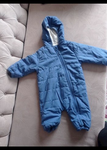 Mavi Fermuarlı Bebek Tulum - Görsel 2