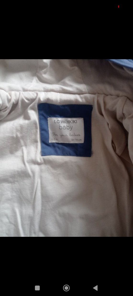 Mavi Fermuarlı Bebek Tulum - Görsel 4