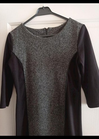 Gri Kadın Triko Midi Elbise - Görsel 2