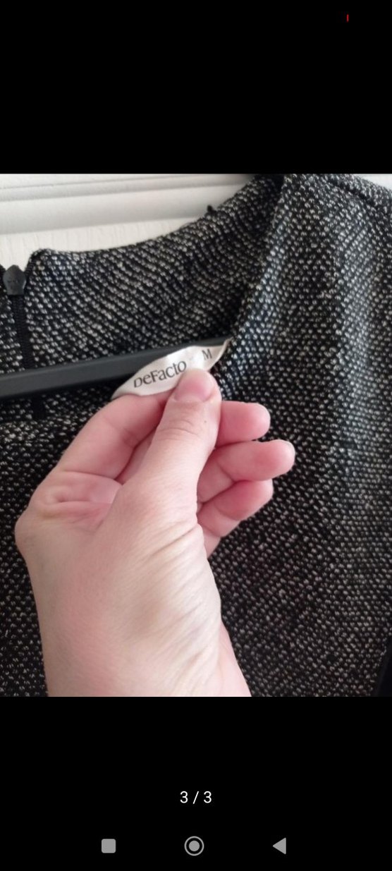 Gri Kadın Triko Midi Elbise - Görsel 4