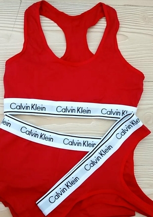 Calvin Klein Kirmizi Renk üçlü Takim