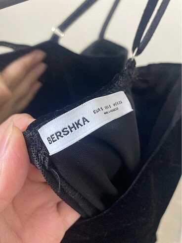 s Beden Bershka kadife elbise