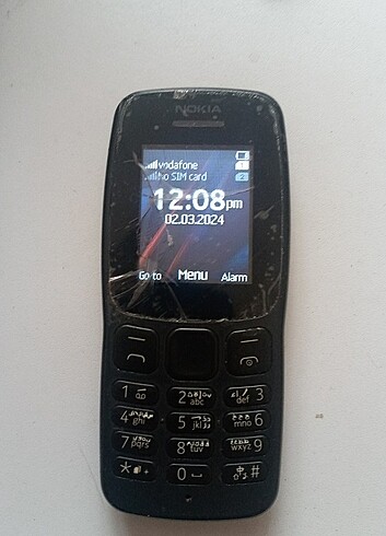 Nokia 106 Siyah Tuşlu Telefon 