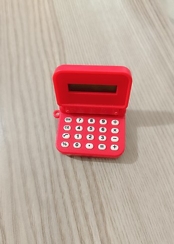 Kırmızı Mini Hesap Makinesi