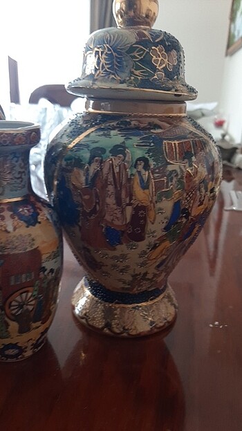  Beden kahverengi Renk Figurlu dekoratif set