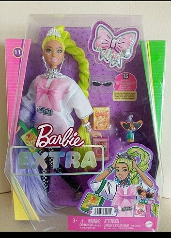 Barbie extra neon saçlı