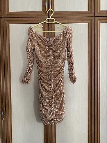 Zara payetli abiye mini