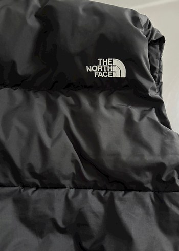 Kadın Siyah Fermuarlı Yüksek Yaka Puff Yelek - Görsel 3