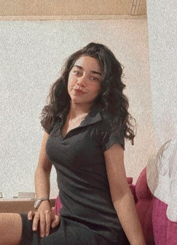 Gri triko elbise 