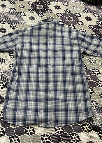 Gri Erkek Kısa Kollu Düğmeli Gömlek - Görsel 3