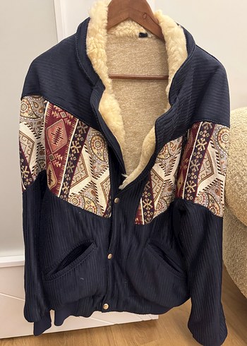 Vintage kürklü mont