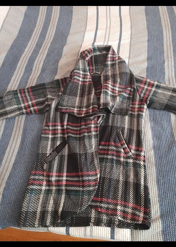 Ekose Desenli ceket blazer