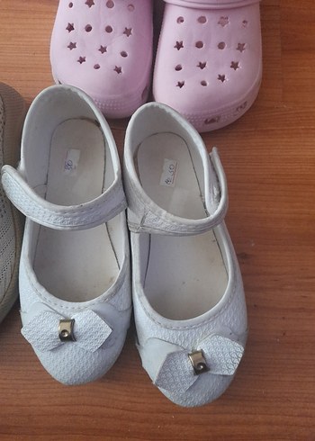 Diğer Kız Çocuk Gri Beyaz Sneakers Velcro